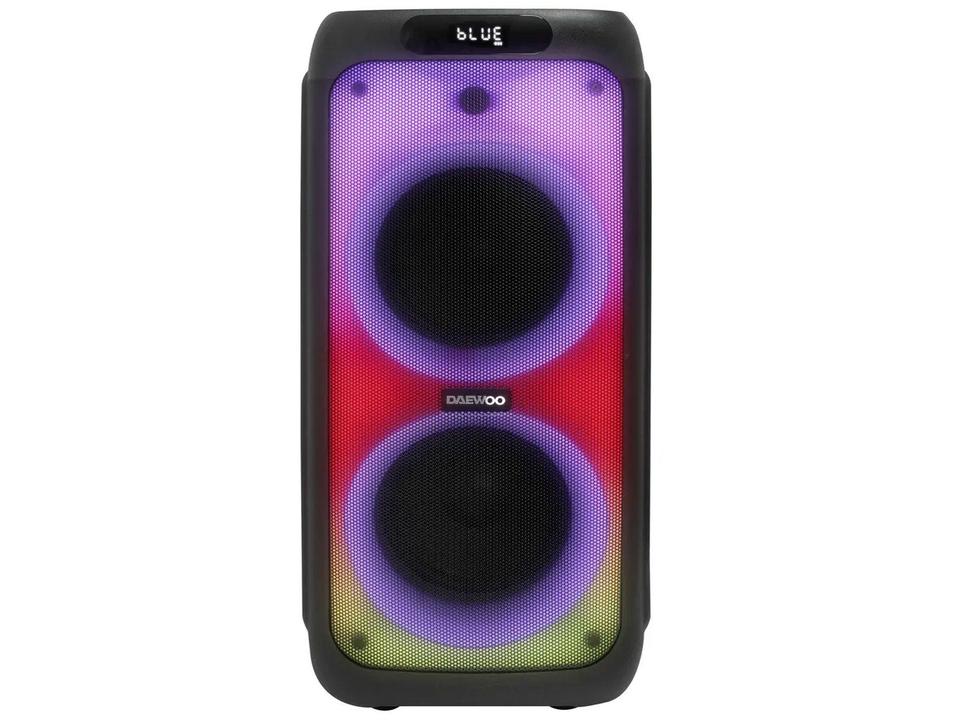Caixa de Som Daewoo Bright DW 2000 Bluetooth Amplificada Portátil 1200W USB