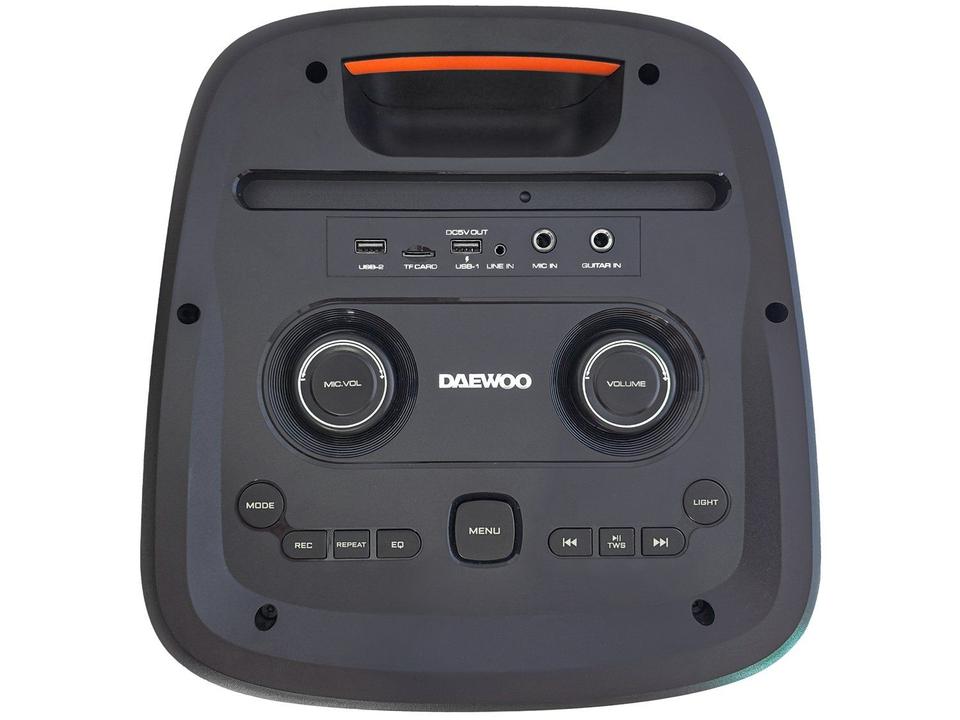 Caixa de Som Daewoo Bright DW 2000 Bluetooth Amplificada Portátil 1200W USB - 14