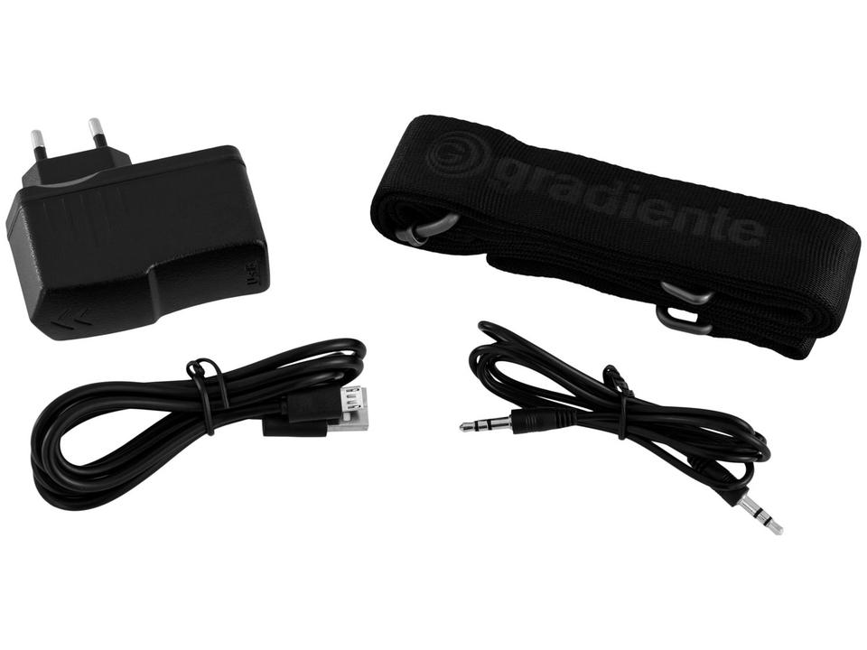 Caixa de Som Gradiente Aqua Powerful Bluetooth - Portátil 30W com Microfone - Bivolt - 11