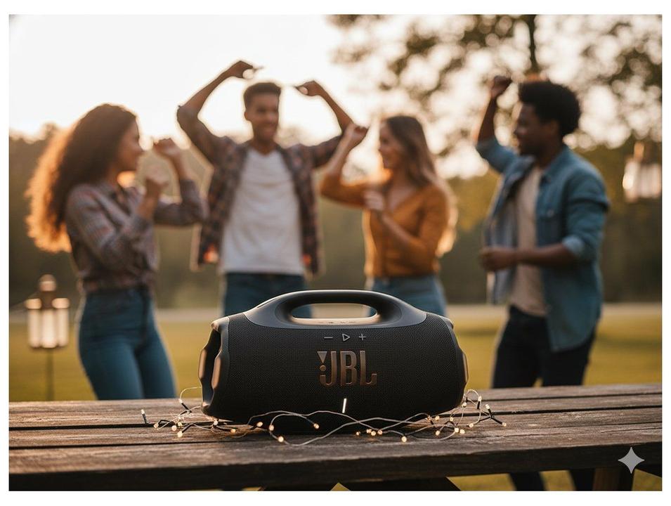 Caixa de Som JBL Boombox 4 Bluetooth Amplificada Portátil à Prova de Água 210W USB-C - 1