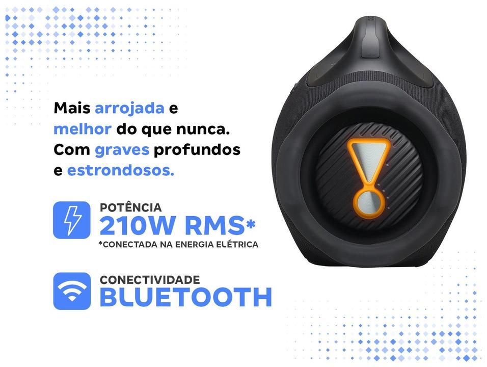 Caixa de Som JBL Boombox 4 Bluetooth Amplificada Portátil à Prova de Água 210W USB-C - 2