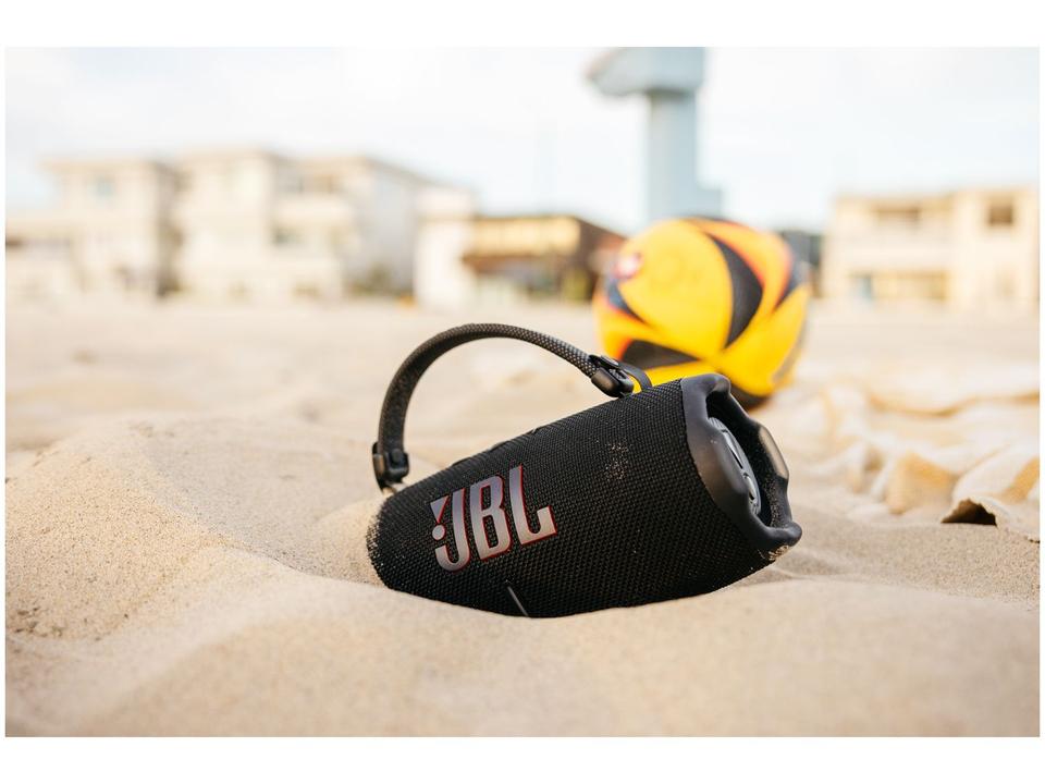 Caixa de Som JBL Charge 6 JBLCHARGE6BLKBR Bluetooth Amplificada Portátil IP68 30W RMS - 3