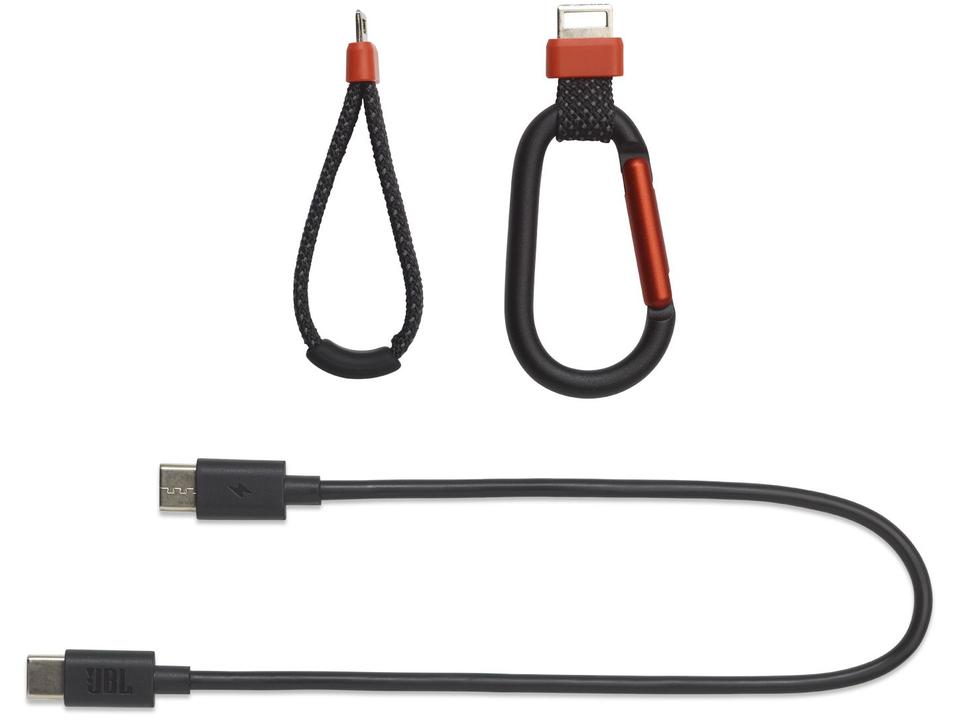 Caixa de Som JBL Flip 7 JBLFLIP7BLKBR Bluetooth Amplificada Portátil IP68 25W RMS - 9