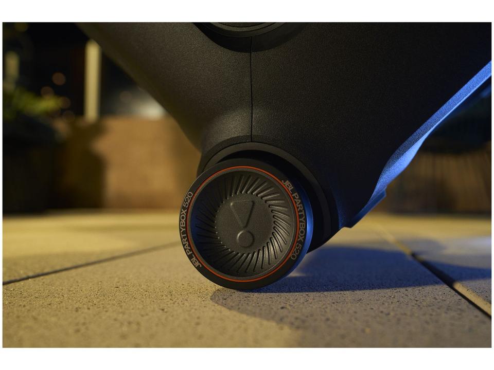 Caixa de Som JBL PartyBox 520 JBLPARTYBOX520BR Bluetooth Amplificada Portátil IPX4 400W RMS - 7