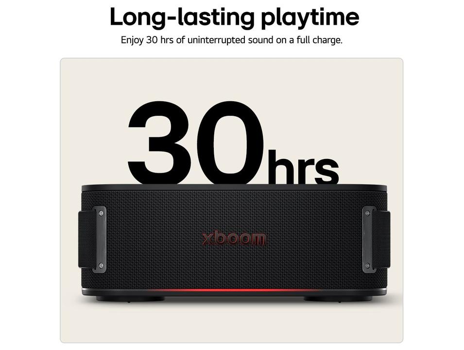 Caixa de Som LG Xboom by Will.i.am Bounce Bluetooth Amplificada Portátil 40W - 3