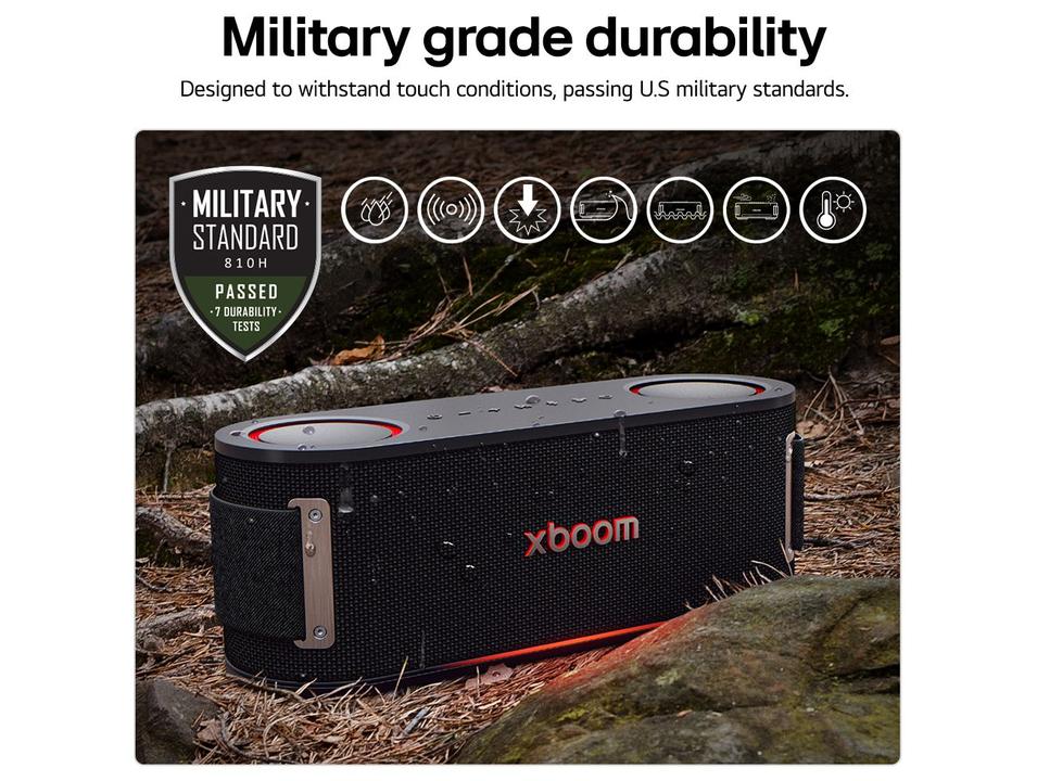 Caixa de Som LG Xboom by Will.i.am Bounce Bluetooth Amplificada Portátil 40W - 2