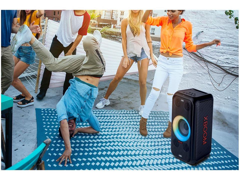 Caixa de Som LG Xboom XL5T Bluetooth Portátil IPX4 200W RMS Iluminação de Festa e Visor de Pixel LED - 12