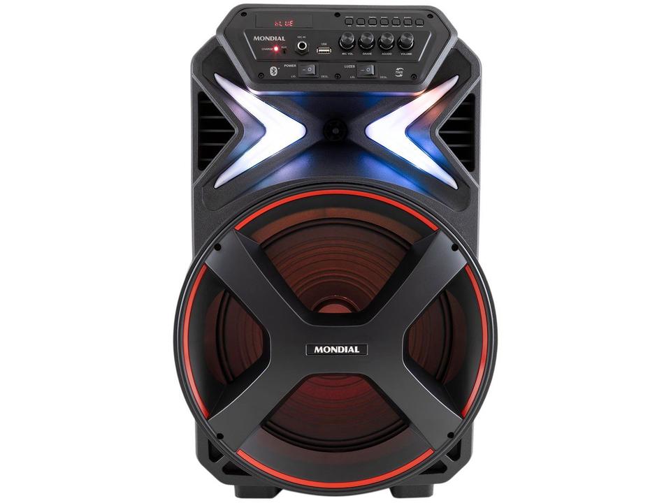 Caixa de Som Mondial CM-400 Bluetooth Portátil Amplificada 400W USB - 9