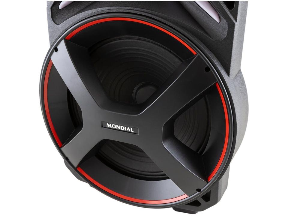 Caixa de Som Mondial CM-400 Bluetooth Portátil Amplificada 400W USB - 17