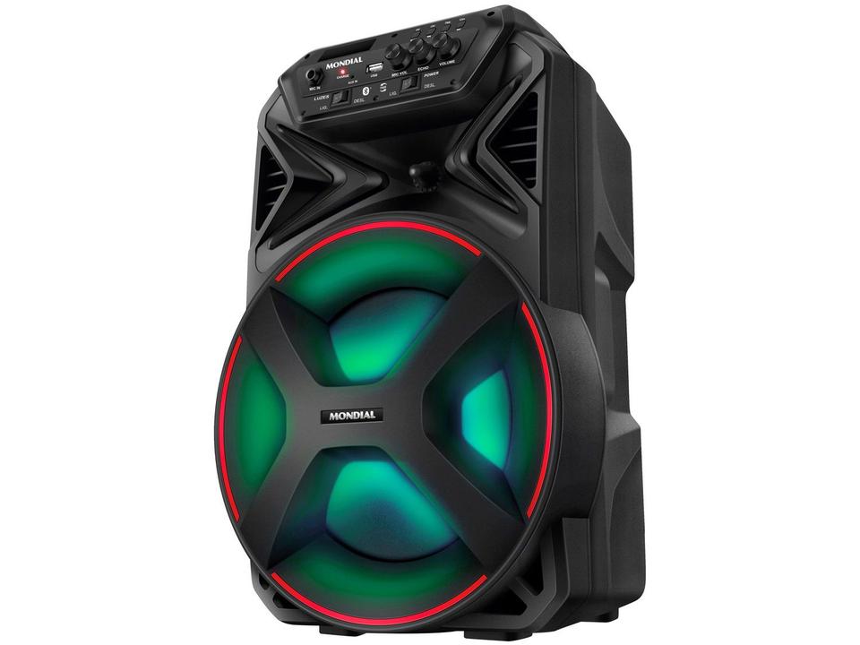 Caixa de Som Mondial Connect Party Plus CM-250 Bluetooth Amplificada Portátil 250W 8” USB - 9