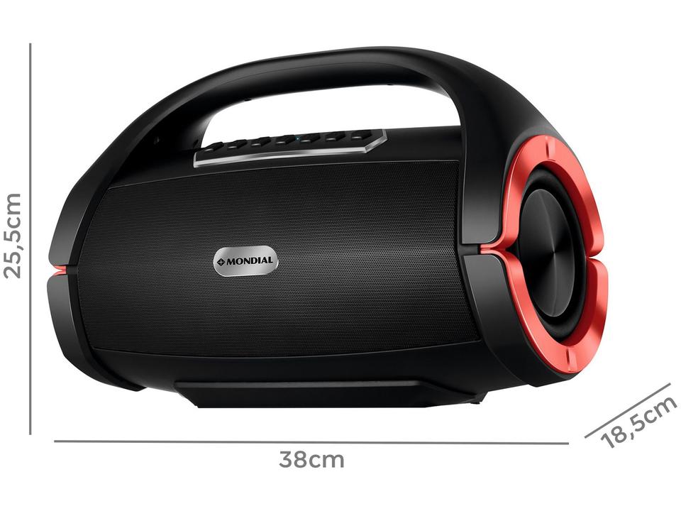 Caixa de Som Mondial Speaker Monster Sound - Bluetooth Portátil 150W USB - Bivolt - 6
