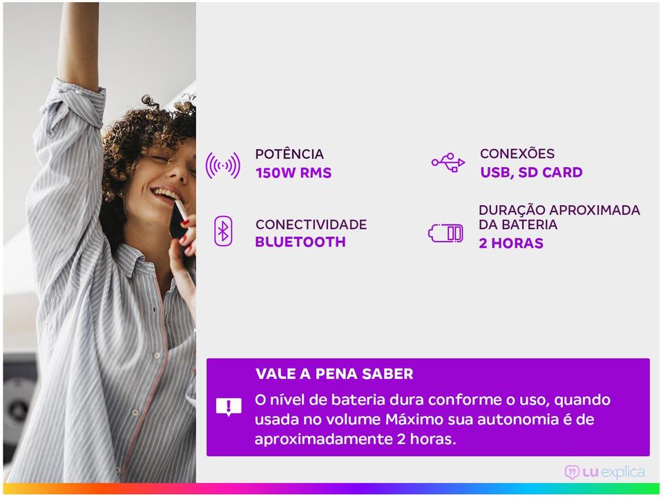 Caixa de Som Mondial Speaker Monster Sound - 1