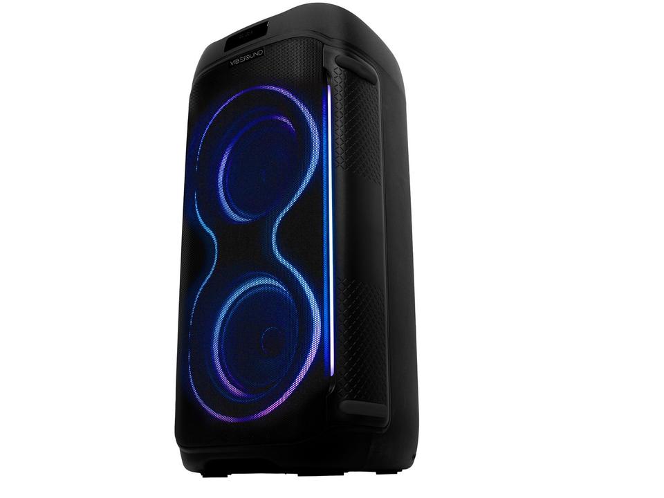 Caixa de Som PartyBox Bluetooth Vivensis Vibe Sound V6 Party 1000W USB - 9