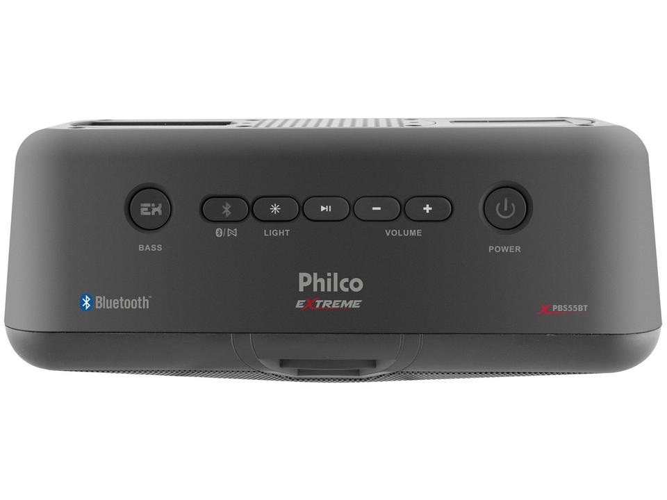 Caixa de Som Philco Extreme PBS55BT Bluetooth - Portátil Passiva 50W - Bivolt - 6