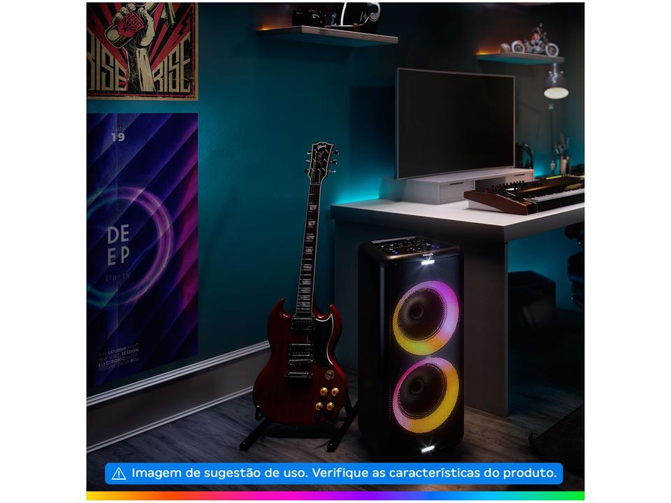 Caixa de Som Philips Party Speaker TAX5208/78 - Bluetooth Ativa Portátil 1600W USB - Bivolt - 5