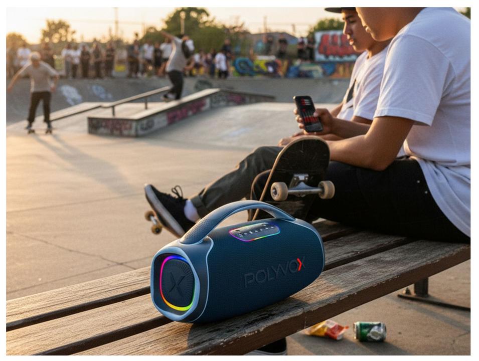 Caixa de Som Polyvox Boombox XB-2 Bluetooth Amplificada Portátil 140W USB - 1