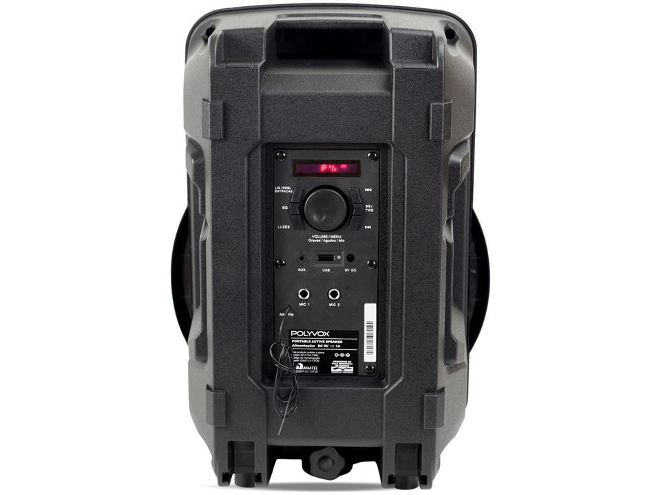 Caixa de Som Polyvox XC 510T Bluetooth Amplificada - 6