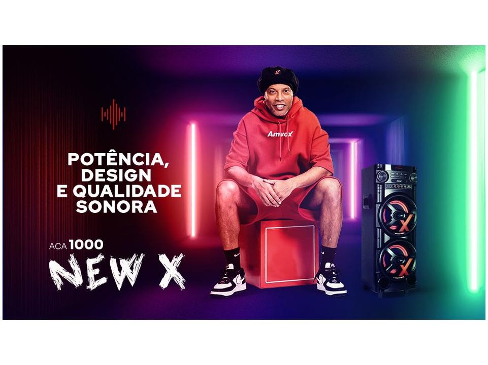 Caixa de Som Torre AMVOX ACA 1000 NEW X - 6