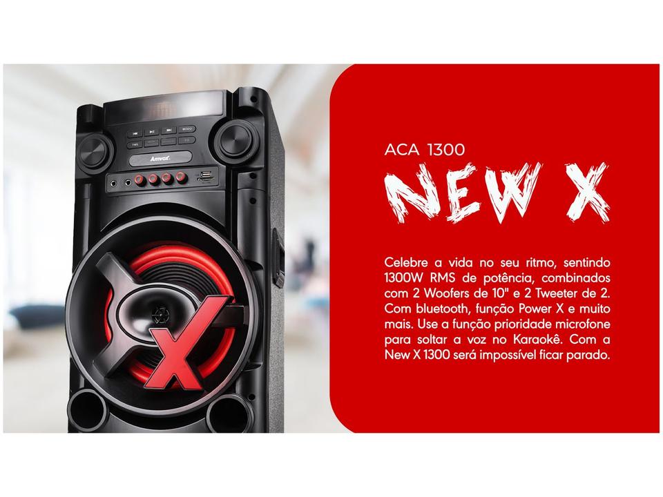 Caixa de Som Torre Amvox ACA 1300 NEW x SFM - 10