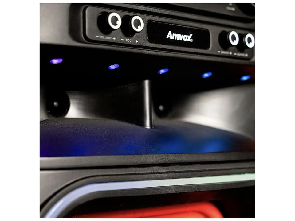 Caixa de Som Torre Amvox ATX 2108M Quadradinho Bluetooth 2100W Amplificada - 16
