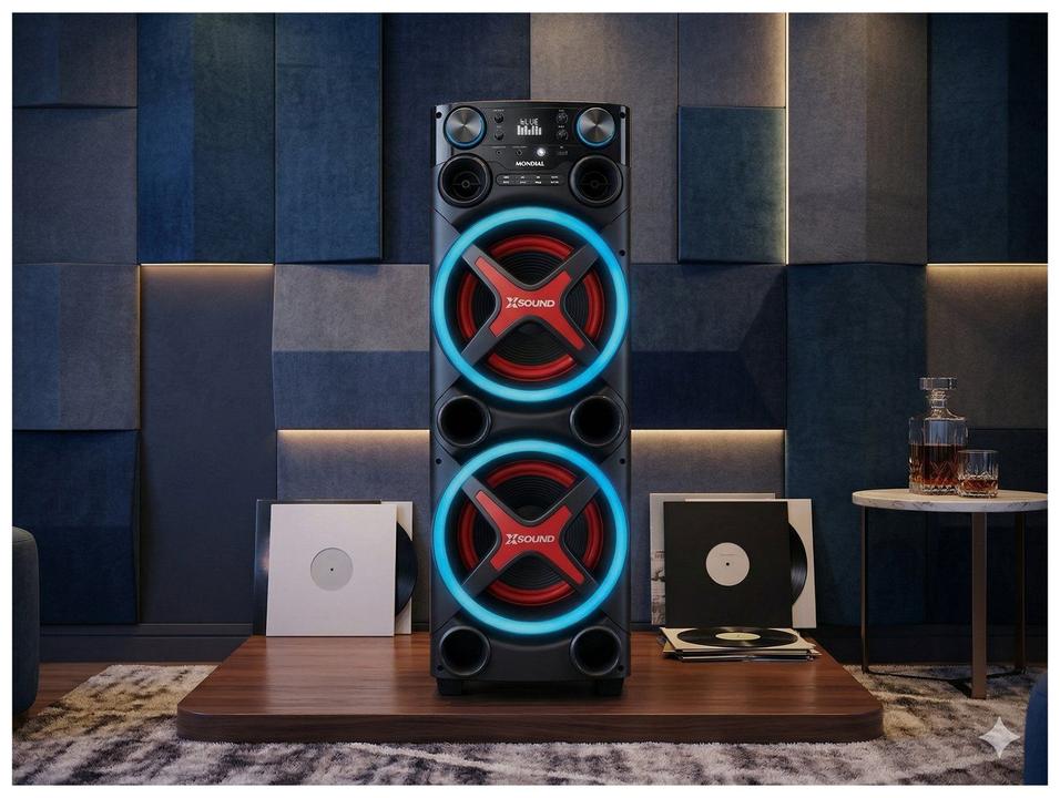 Caixa de Som Torre Mondial TM-2200 Bluetooth 200W Amplificada - 2