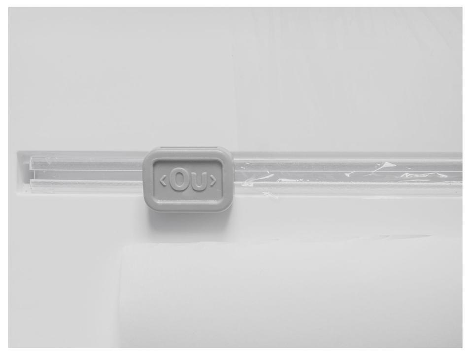 Caixa Organizadora de Rolos com Tampa Ou Clear Branca - 5