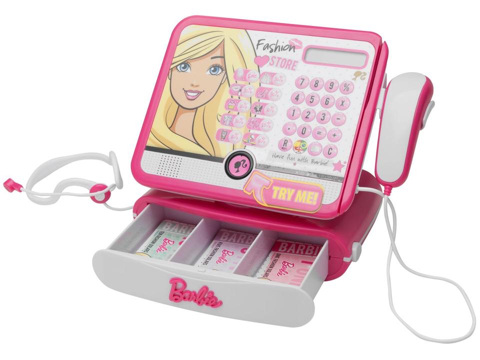 Caixa Registradora Infantil Barbie Luxo Fun - 2