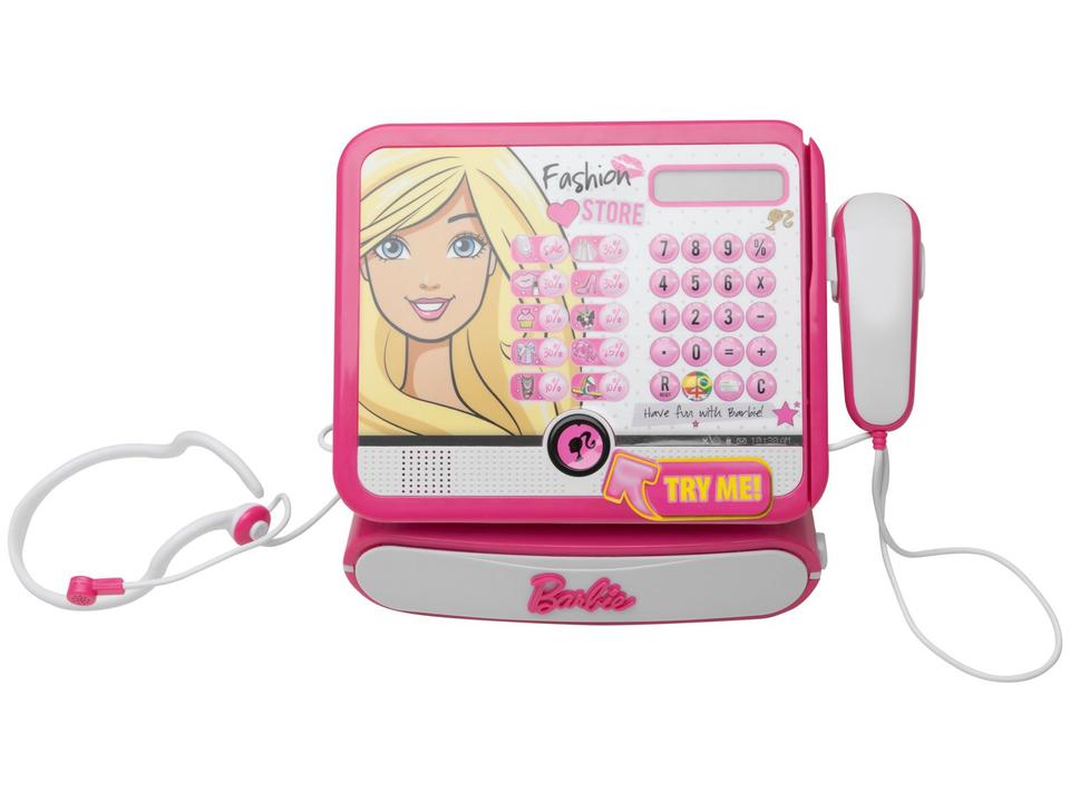 Caixa Registradora Infantil Barbie Luxo Fun - 50 Peças - 2