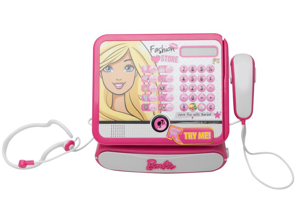 Caixa Registradora Infantil Barbie Luxo Fun - 3