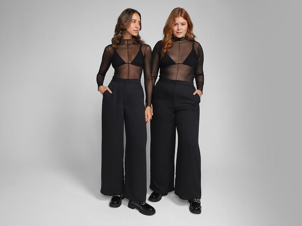 Calça Alfaiataria Vista Magalu Reta - 3