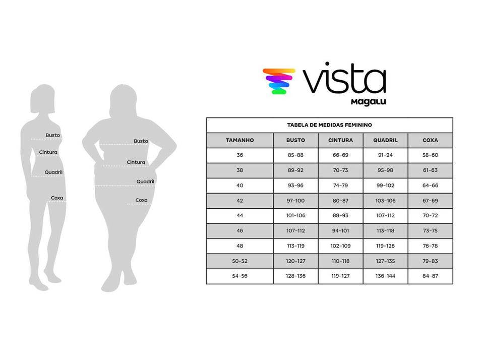 Calça Alfaiataria Vista Magalu Reta - 4