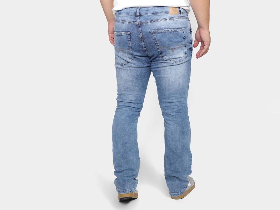 Calça Jeans Vista Magalu Reta Puídos - 3