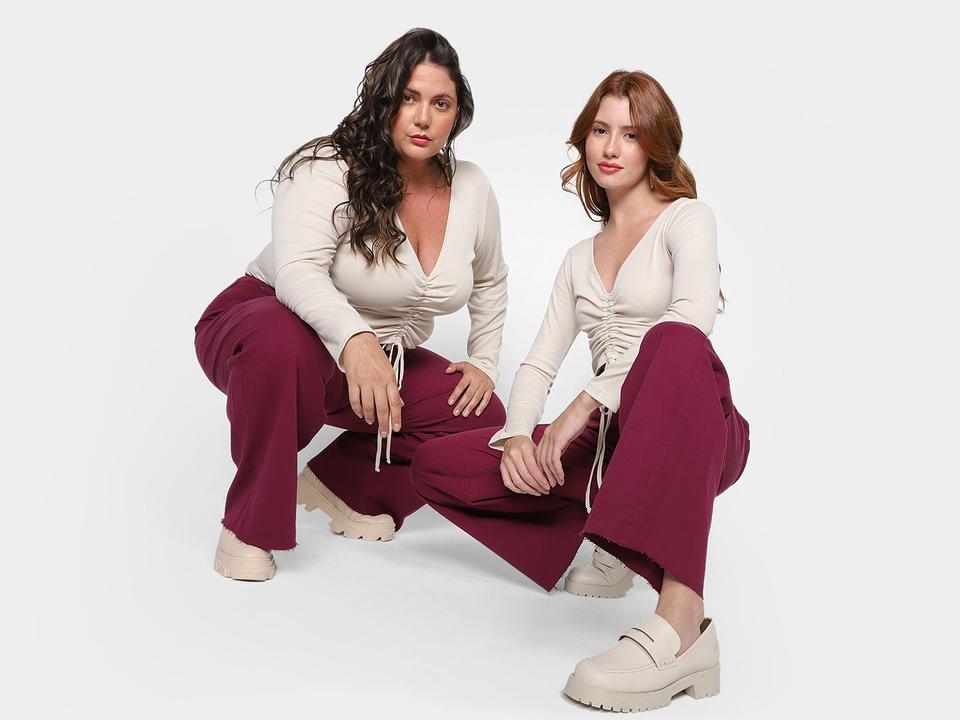 Calça Jeans Vista Magalu Wide Leg Maravilhosa - 6