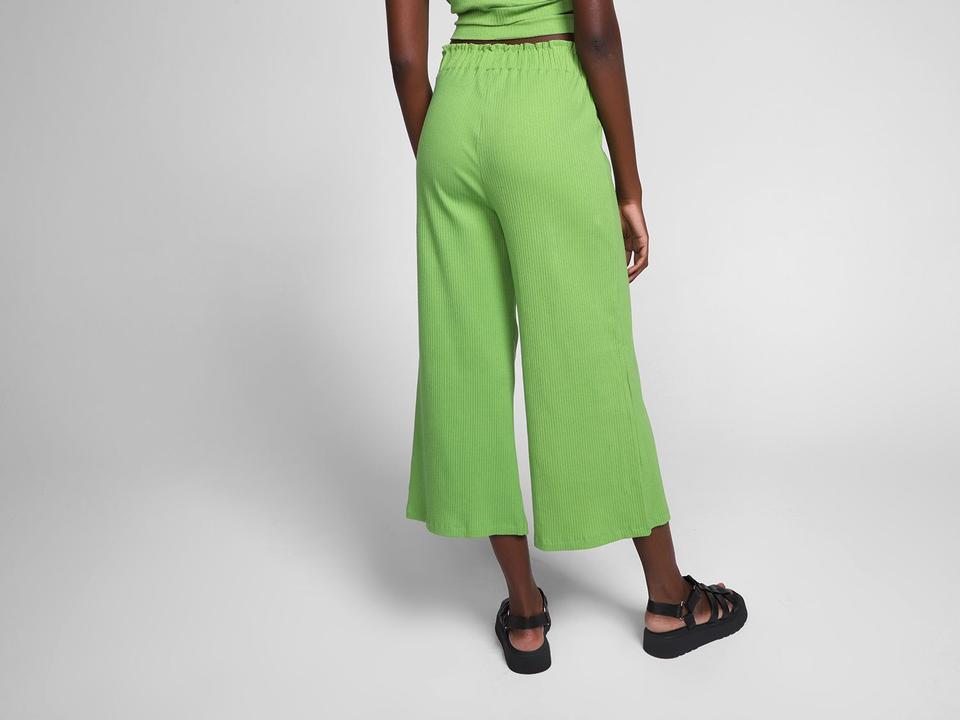 Calça Pantacourt Vista Magalu Ribana Cós Franzido - 2