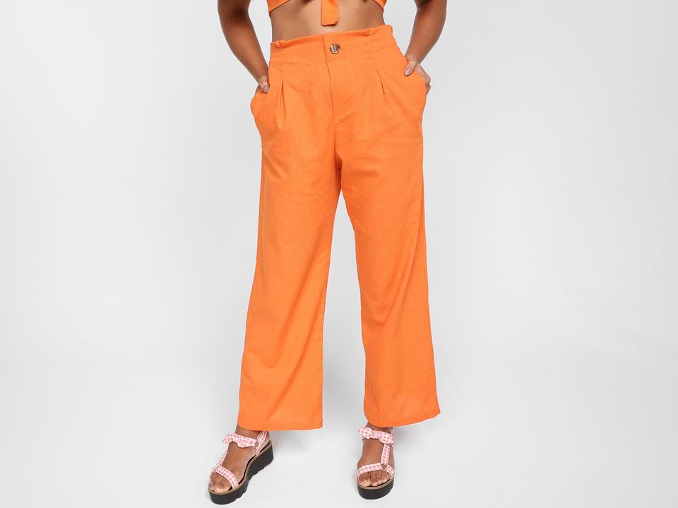 Calça Vista Magalu Wide Leg Manihi Cintura Elástica - 2