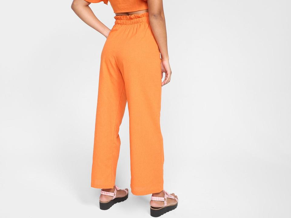 Calça Vista Magalu Wide Leg Manihi Cintura Elástica - 3