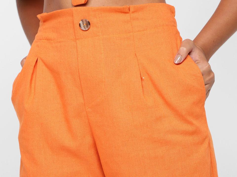 Calça Vista Magalu Wide Leg Manihi Cintura Elástica - 5