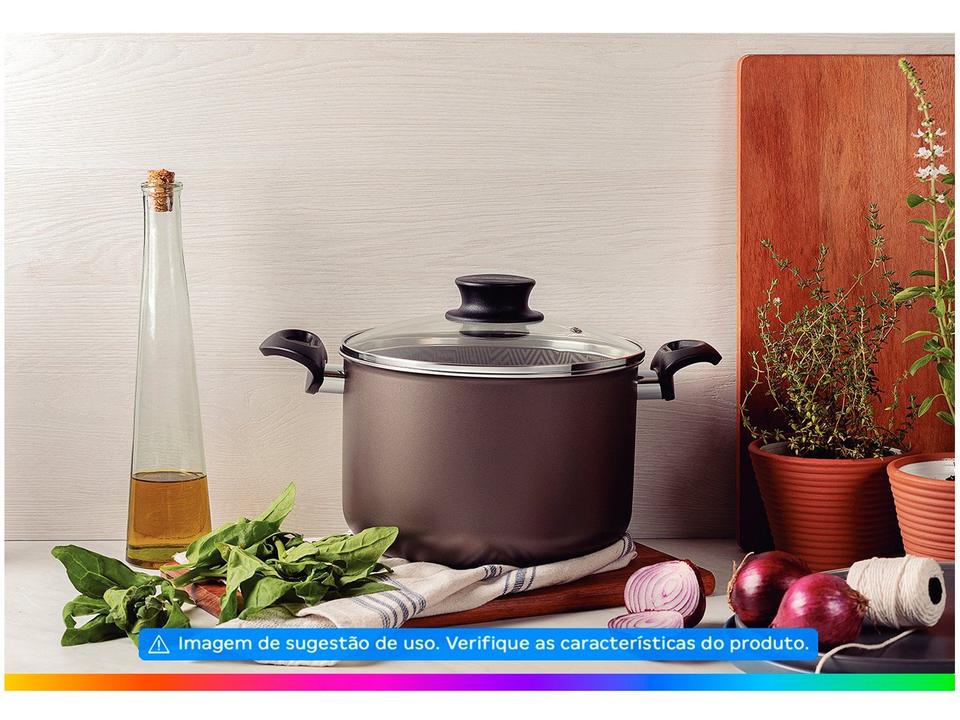 Caldeirão de Alumínio Tramontina Antiaderente Chumbo 3,1L 18cm Paris - 1
