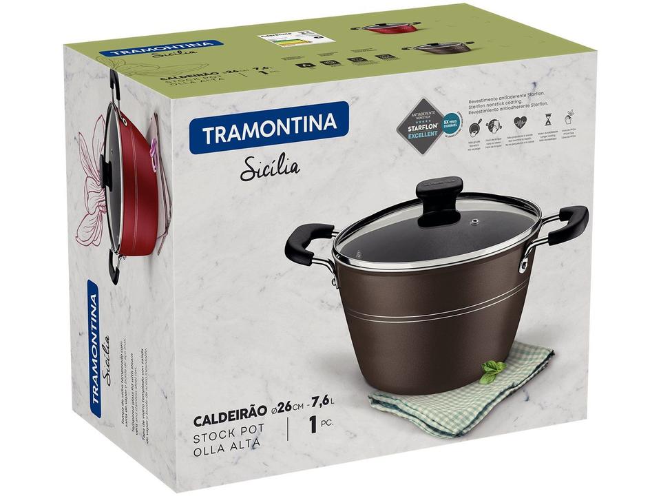 Caldeirão de Alumínio Tramontina Avelã com Tampa - 2