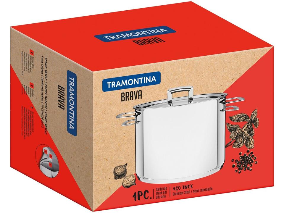 Caldeirão Inox Tramontina 4,6L Fundo Triplo - 2