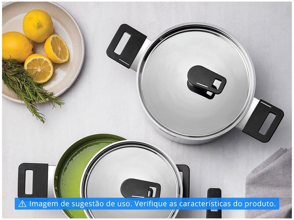 Caldeirão Inox Tramontina 7,7L Fundo Triplo - 2