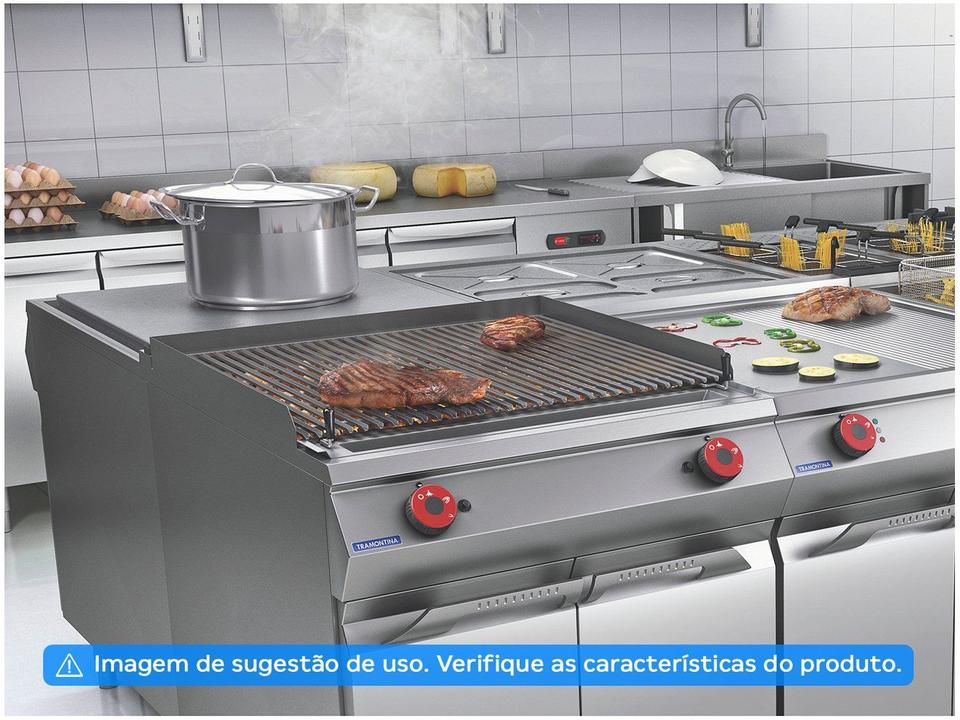 Caldeirão Inox Tramontina Fundo triplo 15,7 L 28cm Professional 62648280 - 2
