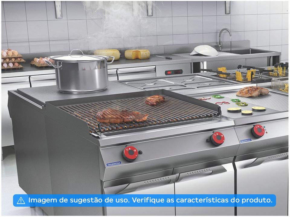 Caldeirão Inox Tramontina Fundo triplo 15,7 L 28cm Professional 62648280 - 2