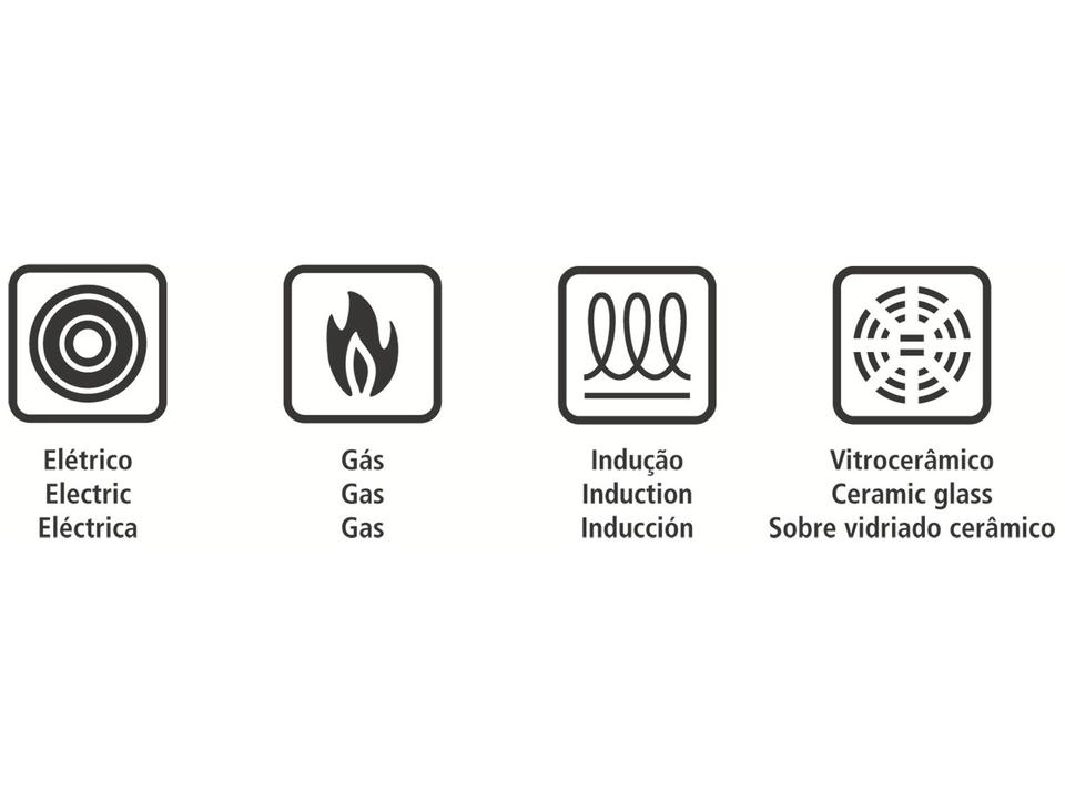 Caldeirão Inox Tramontina Fundo triplo 2,1L 16cm Allegra 62657161 - 2
