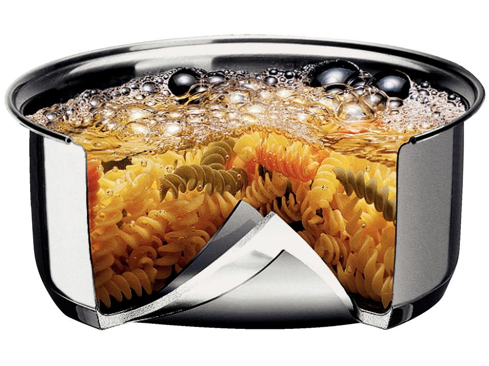 Caldeirão Inox Tramontina Fundo triplo 2,2L 16cm Professional 62627163 - 2