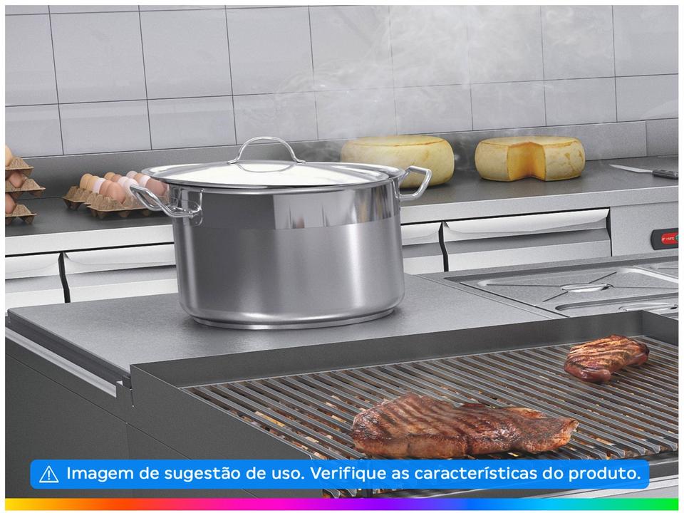 Caldeirão Inox Tramontina Fundo Triplo 28L 36cm Professional - 2