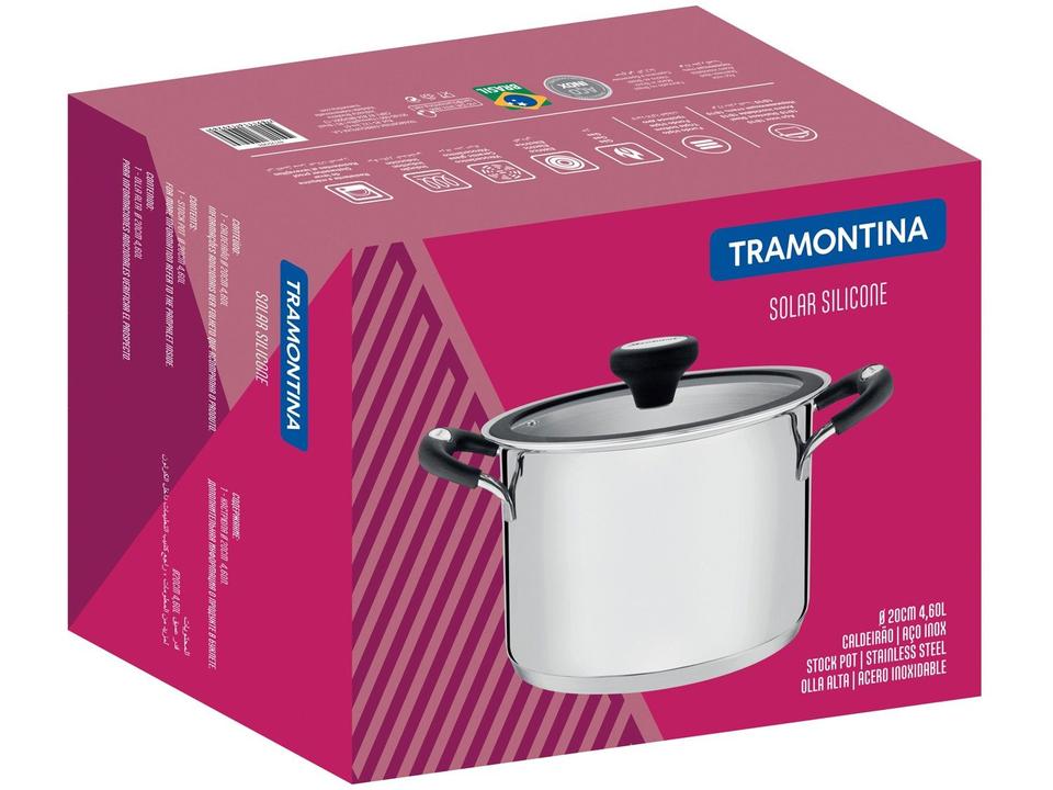 Caldeirão Tramontina 4,6L 20cm com Tampa - 2