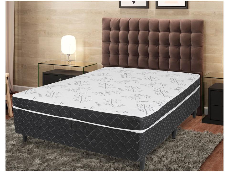 Cama Box Casal V-Joy Conjugada 50cm de Altura Benfica - 1