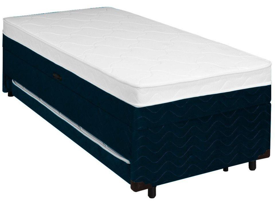 Cama Box Conjugada Solteiro SMP com Cama Auxiliar e Baú 51x88x188 Lady - 3