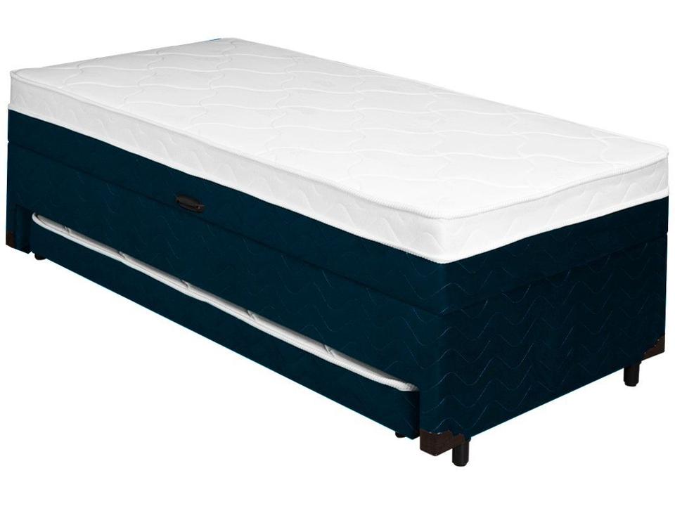 Cama Box Conjugada Solteiro SMP com Cama Auxiliar e Baú 51x88x188 Lady - 6